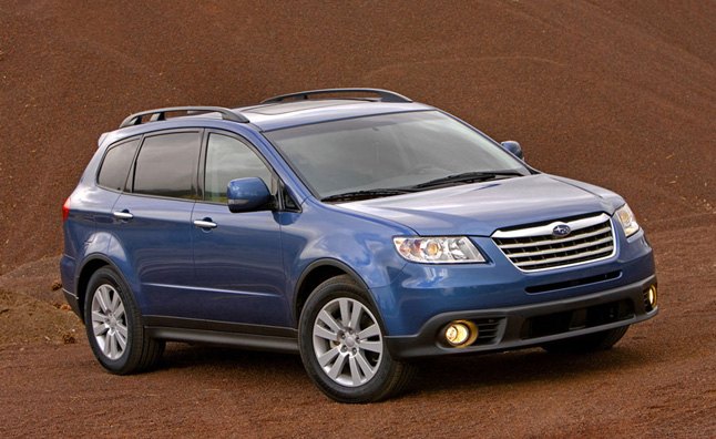 „Subaru“ vis dar kuria trijų eilių visureigio modelį
